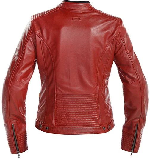 Richa Scarlett Ladies Leather Jacket - Red 4 Richa Scarlett Ladies Leather Jacket - Red - Image 2