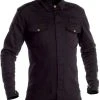 Richa Hamada Kevlar Shirt - Black -Motorcycle Clothes And Shoes 082 hamad bk a