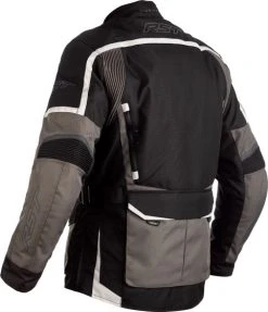 RST Maverick Textile Jacket - Black/Grey/Silver -Motorcycle Clothes And Shoes 102361 rst maverick textile jacket grey back hi res copy