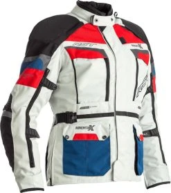 RST Adventure-X CE Ladies Textile Jacket - Ice/Blue/Red