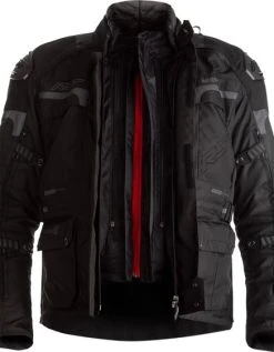 RST Adventure-X Textile Jacket - Black -Motorcycle Clothes And Shoes 102409 rst adventure x textile jacket black detail liners 2 hi res copy