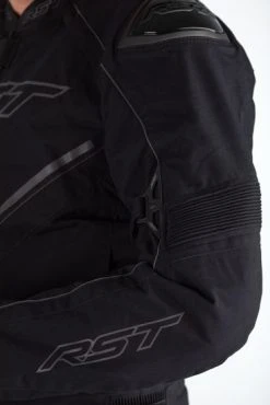 RST Sabre CE Airbag Textile Jacket - Black 14 RST Sabre CE Airbag Textile Jacket - Black -Motorcycle Clothes And Shoes 102555 rst sabre airbag ce mens textile jacket black detail elbow