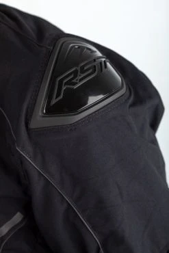 RST Sabre CE Airbag Textile Jacket - Black 15 RST Sabre CE Airbag Textile Jacket - Black -Motorcycle Clothes And Shoes 102555 rst sabre airbag ce mens textile jacket black detail shoulder