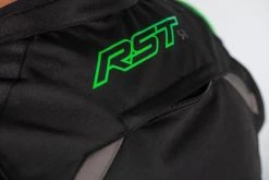 RST S-1 CE Textile Jacket - Black/Grey/Green -Motorcycle Clothes And Shoes 102559 rst s 1 ce mens textile jacket g green detail backvent hi res
