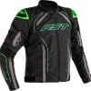 RST S-1 CE Textile Jacket - Black/Grey/Green -Motorcycle Clothes And Shoes 102559 rst s 1 ce mens textile jacket g green front hi res