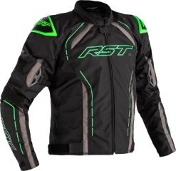 RST S-1 CE Textile Jacket - Black/Grey/Green