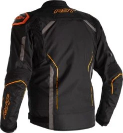 RST S-1 CE Textile Jacket - Black/Grey/Orange -Motorcycle Clothes And Shoes 102559 rst s 1 ce mens textile jacket g orange back hi res