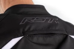RST S-1 CE Textile Jacket - Black/White -Motorcycle Clothes And Shoes 102559 rst s 1 ce mens textile jacket white detail backvent hi res 1