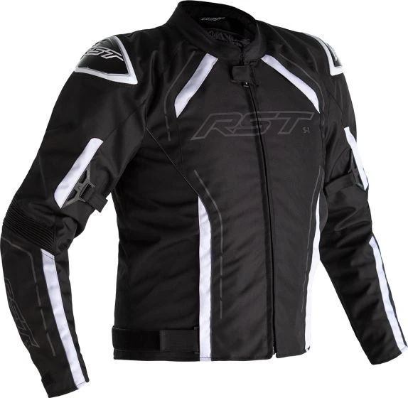 RST S-1 CE Textile Jacket - Black/White
