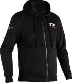 RST IOM TT Kevlar® Zip Through Hoodie - Black