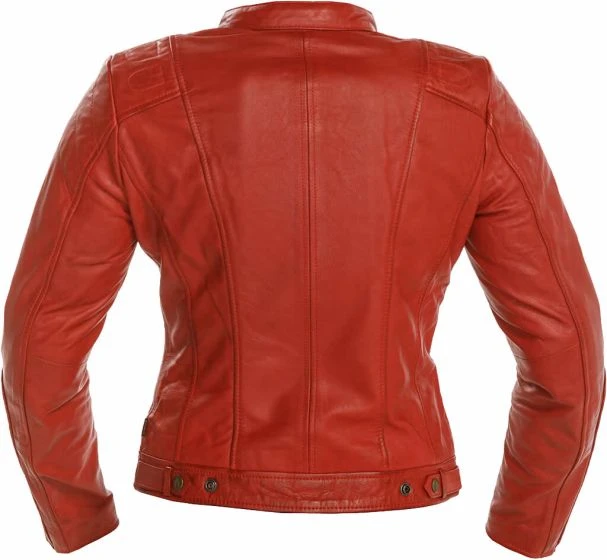 Richa Lausanne Ladies Leather Jacket - Red 4 Richa Lausanne Ladies Leather Jacket - Red - Image 2
