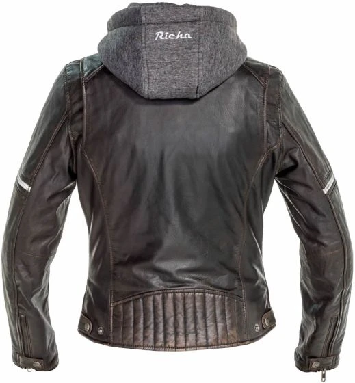 Richa Toulon 2 Ladies Leather Jacket - Brown 4 Richa Toulon 2 Ladies Leather Jacket - Brown - Image 2