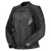 Furygan Alba Ladies Leather Jacket - Black/White -Motorcycle Clothes And Shoes alba jacket blk 1