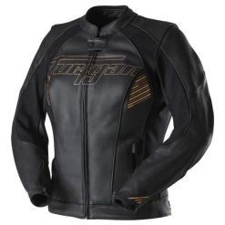 Furygan Alba Ladies Leather Jacket - Black/Gold