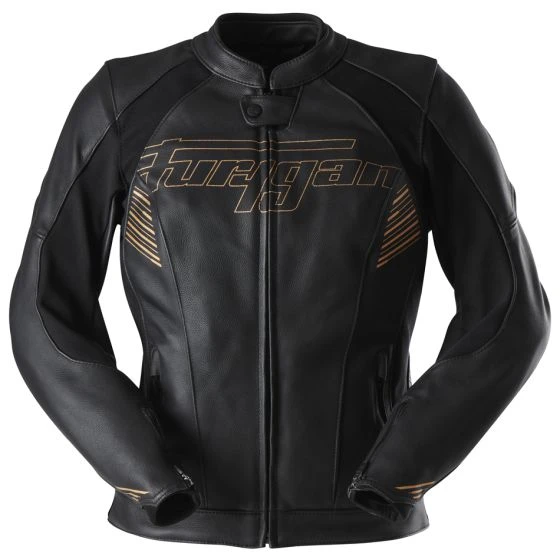 Furygan Alba Ladies Leather Jacket - Black/Gold 4 Furygan Alba Ladies Leather Jacket - Black/Gold - Image 2