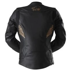 Furygan Alba Ladies Leather Jacket - Black/Gold 8 Furygan Alba Ladies Leather Jacket - Black/Gold -Motorcycle Clothes And Shoes alba jacket blkgld 3