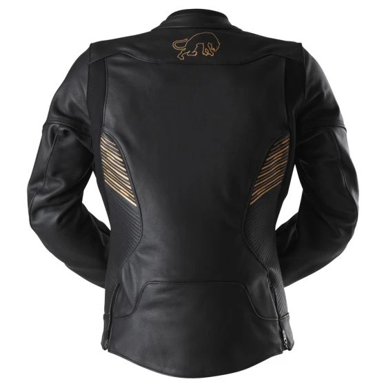 Furygan Alba Ladies Leather Jacket - Black/Gold 5 Furygan Alba Ladies Leather Jacket - Black/Gold - Image 3