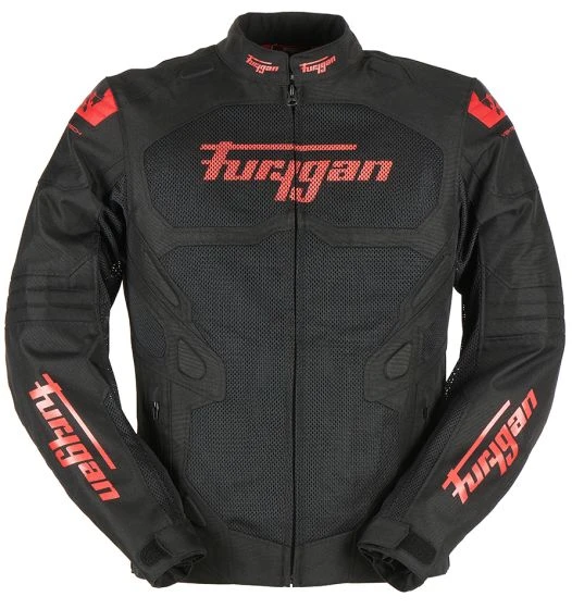 Furygan Atom Vented EVO Textile Jacket - Black/Red 4 Furygan Atom Vented EVO Textile Jacket - Black/Red - Image 2
