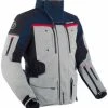 Bering Freeway Textile Jacket - Grey/Blue -Motorcycle Clothes And Shoes bering freeway textile jacket grey blue a