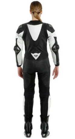 Dainese Imatra Lady One-Piece Suit - Black/White -Motorcycle Clothes And Shoes dainese imatra lady leather 1pc 5