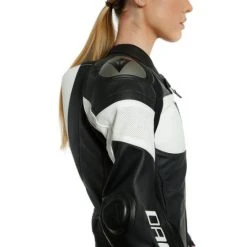 Dainese Imatra Lady One-Piece Suit - Black/White -Motorcycle Clothes And Shoes dainese imatra lady leather 1pc 8