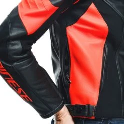 Dainese Racing 4 Lady Leather Jacket - Black/Fluo-Red 28 Dainese Racing 4 Lady Leather Jacket - Black/Fluo-Red -Motorcycle Clothes And Shoes dainese racing 4 lady leather jacket black fluo red 10