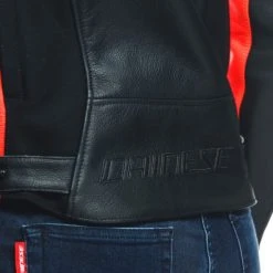 Dainese Racing 4 Lady Leather Jacket - Black/Fluo-Red 33 Dainese Racing 4 Lady Leather Jacket - Black/Fluo-Red -Motorcycle Clothes And Shoes dainese racing 4 lady leather jacket black fluo red 15