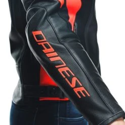 Dainese Racing 4 Lady Leather Jacket - Black/Fluo-Red 27 Dainese Racing 4 Lady Leather Jacket - Black/Fluo-Red -Motorcycle Clothes And Shoes dainese racing 4 lady leather jacket black fluo red 9