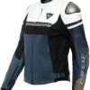 Dainese Rapida Lady Leather Jacket - Black/White/Blue