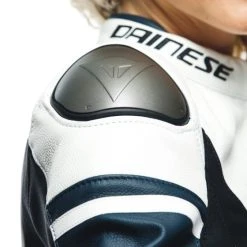 Dainese Rapida Lady Leather Jacket - Black/White/Blue 32 Dainese Rapida Lady Leather Jacket - Black/White/Blue -Motorcycle Clothes And Shoes dainese rapida lady leather jacket black white blue 11