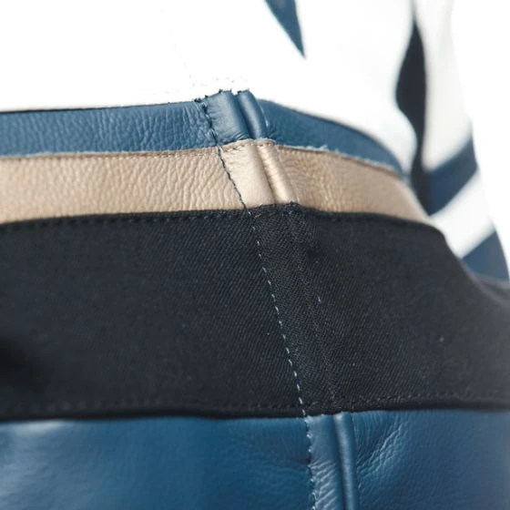 Dainese Rapida Lady Leather Jacket - Black/White/Blue 17 Dainese Rapida Lady Leather Jacket - Black/White/Blue - Image 15