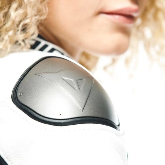 Dainese Rapida Lady Leather Jacket - Black/White/Blue 22 Dainese Rapida Lady Leather Jacket - Black/White/Blue - Image 20