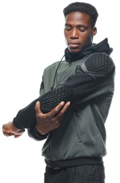 Dainese Daemon-X Hoodie - Green/Black -Motorcycle Clothes And Shoes dainese daemon x hoodie greenblack 3 1