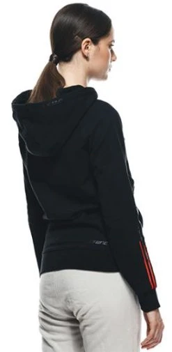 Dainese Ladies Logo Hoodie - Black -Motorcycle Clothes And Shoes dainese ladies logo hoodie black 3