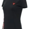 Dainese Ladies Logo T-Shirt - Black -Motorcycle Clothes And Shoes dainese ladies logo t shirt black 1