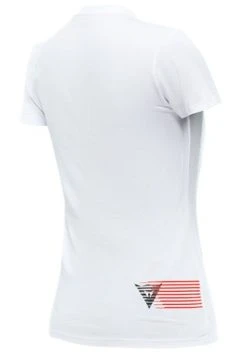 Dainese Ladies Logo T-Shirt - White -Motorcycle Clothes And Shoes dainese ladies logo t shirt white 2