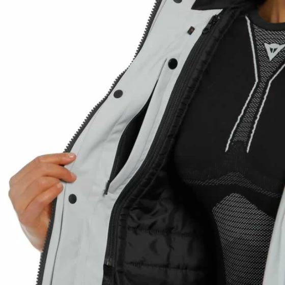 Dainese Ladies Mayfair D-Dry Jacket - Grey 16 Dainese Ladies Mayfair D-Dry Jacket - Grey - Image 14