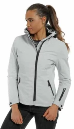 Dainese Ladies Mayfair D-Dry Jacket - Grey 24 Dainese Ladies Mayfair D-Dry Jacket - Grey -Motorcycle Clothes And Shoes dainese ladies mayfair d dry jacket black 9