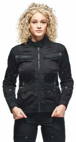 Dainese Lady Desert Textile Jacket - Black -Motorcycle Clothes And Shoes dainese lady desert textile jacket black 5