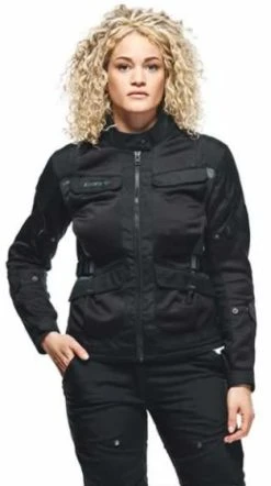 Dainese Lady Desert Textile Jacket - Black -Motorcycle Clothes And Shoes dainese lady desert textile jacket black 8