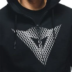 Dainese Logo Hoodie - Black -Motorcycle Clothes And Shoes dainese logo hoodie black 5