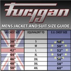 Furygan Luxio Evo Hoodie - Black -Motorcycle Clothes And Shoes furygan mens jacket and suit size chart