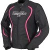 Furygan Odessa Ladies Textile Jacket - Black/Pink 1 Furygan Odessa Ladies Textile Jacket - Black/Pink -Motorcycle Clothes And Shoes furygan odessa ladies textile jacket blackpink 1 1
