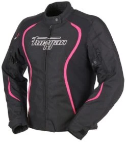 Furygan Odessa Ladies Textile Jacket - Black/Pink