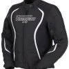 Furygan Odessa Ladies Textile Jacket - Black/White -Motorcycle Clothes And Shoes furygan odessa ladies textile jacket blackwhite 1