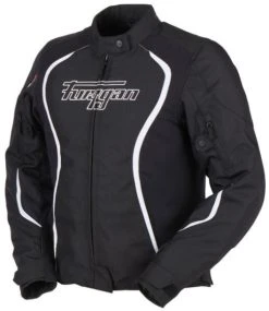 Furygan Odessa Ladies Textile Jacket - Black/White