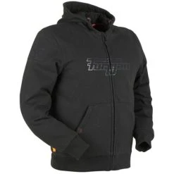 Furygan Luxio Evo Hoodie - Black -Motorcycle Clothes And Shoes luxio evo blk 4