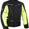 Oxford Metro 2.0 Textile Jacket - Black/Fluo -Motorcycle Clothes And Shoes metro 2.0 ms jkt blkfluo 1