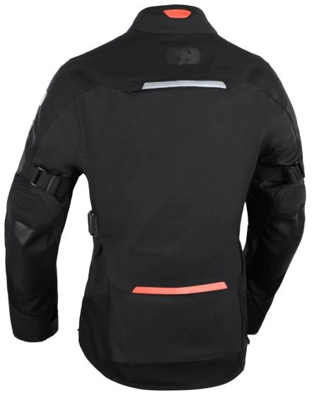 Oxford Mondial 2.0 Ladies Textile Jacket - Black/Coral - Image 2