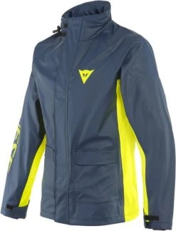 Dainese Storm 2 Over Jacket - Black-Iris/Fluo Yellow